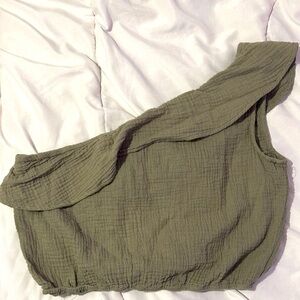 JOLT ⚡️ SIZE MEDIUM ONE SHOULDER CROP TOP